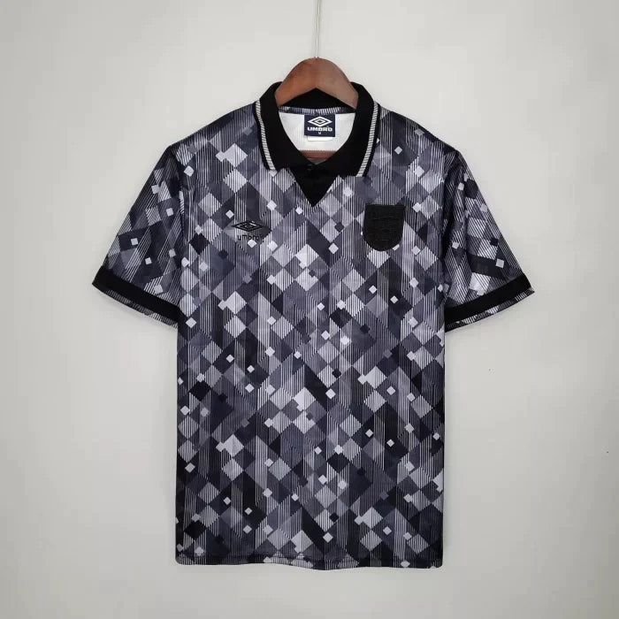 England Black Out Retro Shirt 1990