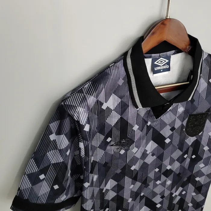 England Black Out Retro Shirt 1990