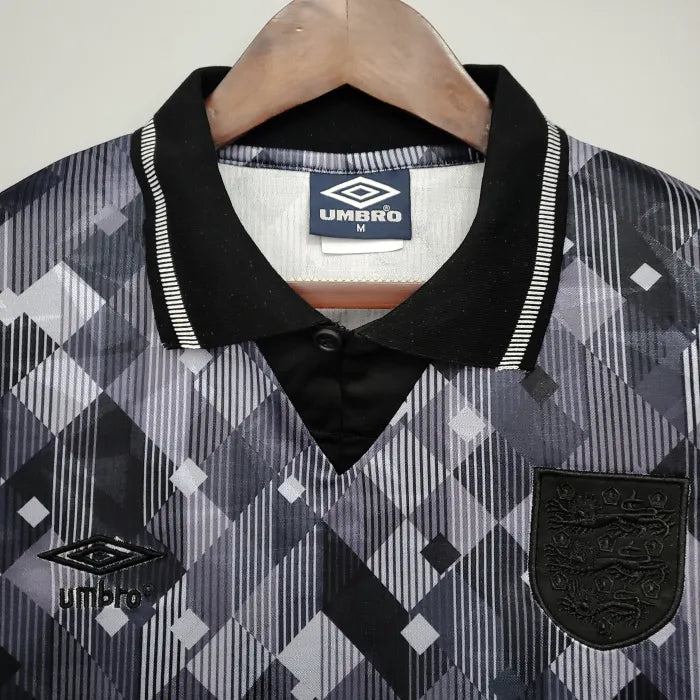 England Black Out Retro Shirt 1990