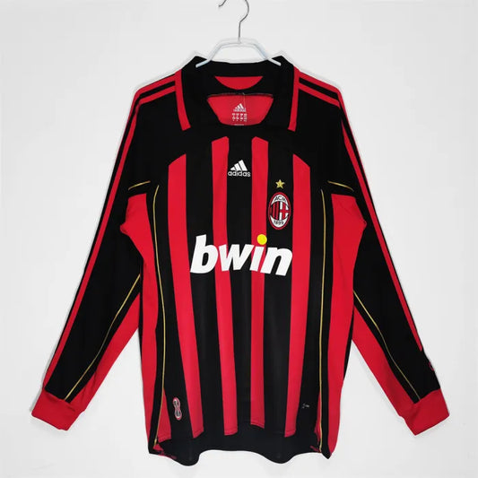 AC Milan [HOME] Retro Long Sleeve Shirt 2006/07