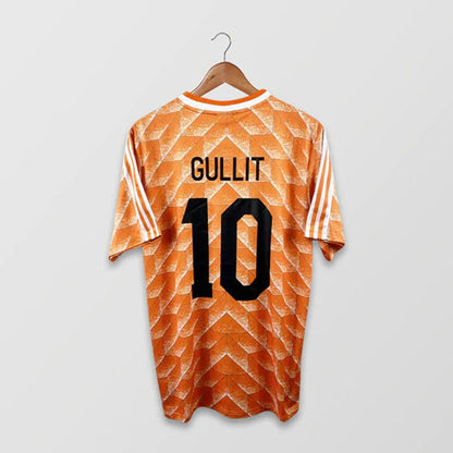 [ICONS] Netherlands Home Shirt 1988 ★ Gullit #10 ★